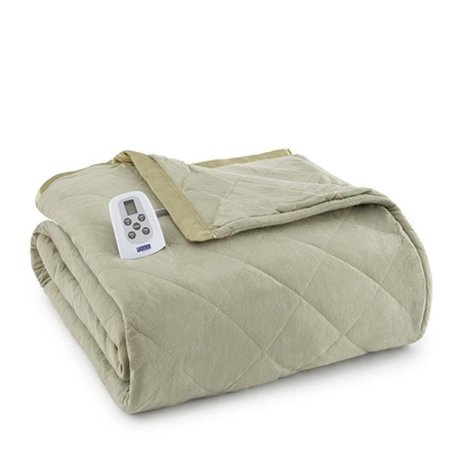 SHAVEL Shavel EBFLMDW Micro Flannel Full Meadow Electric Heated Comforter & Blanket EBFLMDW